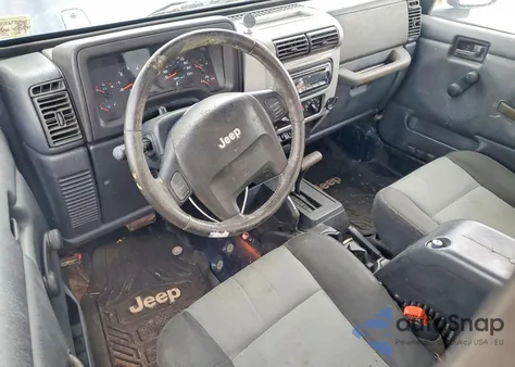 2006 Jeep Wrangler / Tj Unlimited z USA, uszkodzony, nr VIN 1J4FA44S76P703809